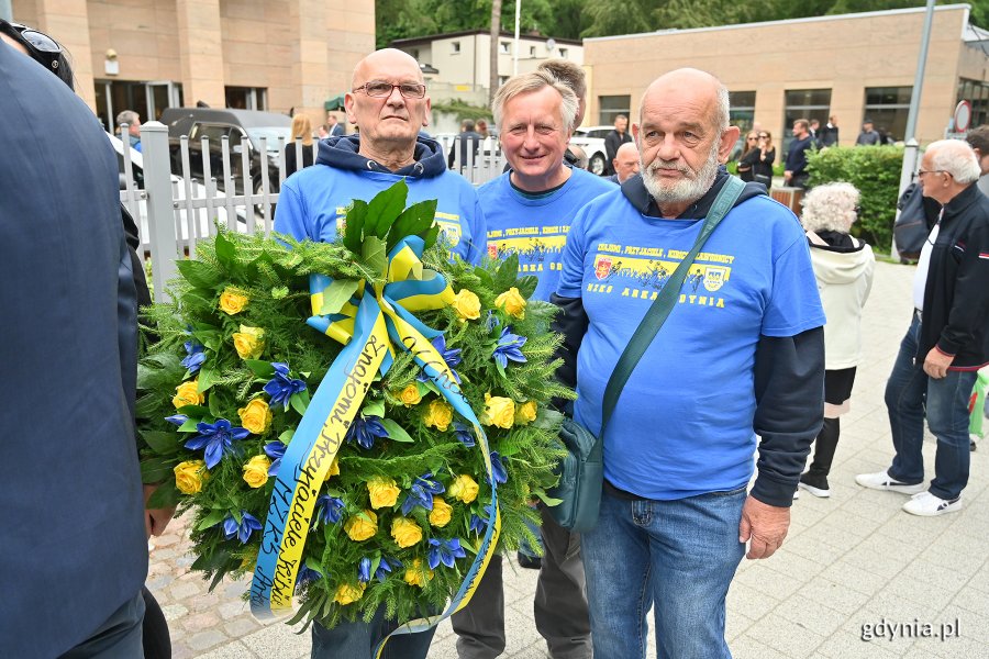 Uroczystości pogrzebowe Janusza Kupcewicza w Gdyni-Witominie, fot. Michał Puszczewicz