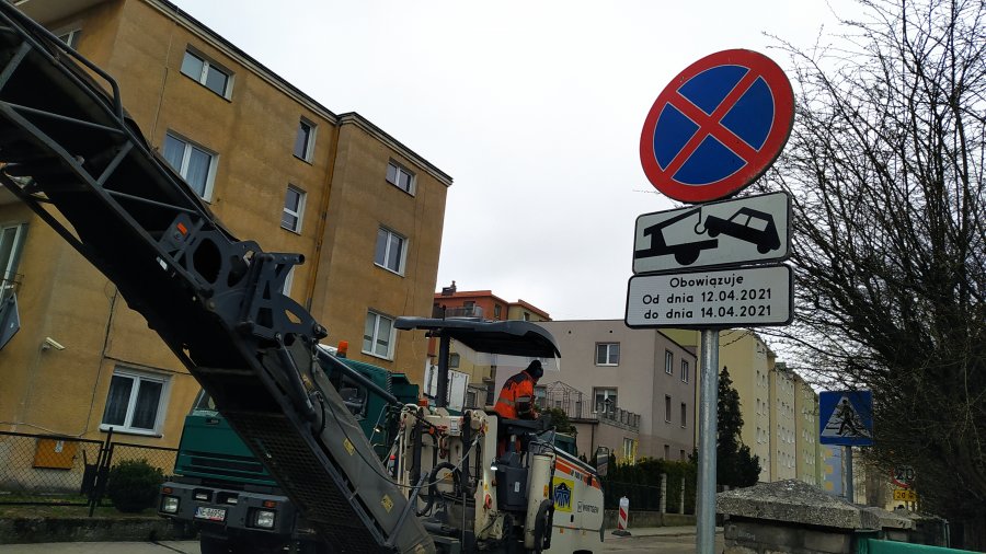 Na czas remontu na ul. Kołłątaja obowiązuje tymczasowa organizacja ruchu // fot. ZDiZ