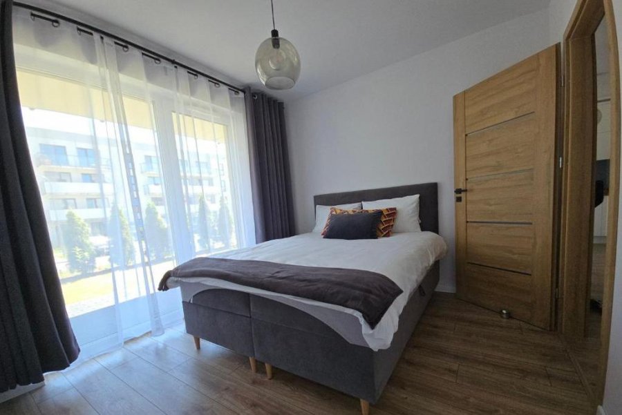 Sypialnia w obiekcie Apartament na Obłużu