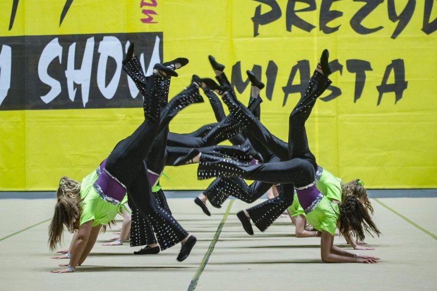 XIII Międzynarodowy Festiwal Formacji Gimnastyczno-Tanecznych „Gim Show 2018” odbył się w sobotę, 28 kwietnia // fot. Dawid Linkowski