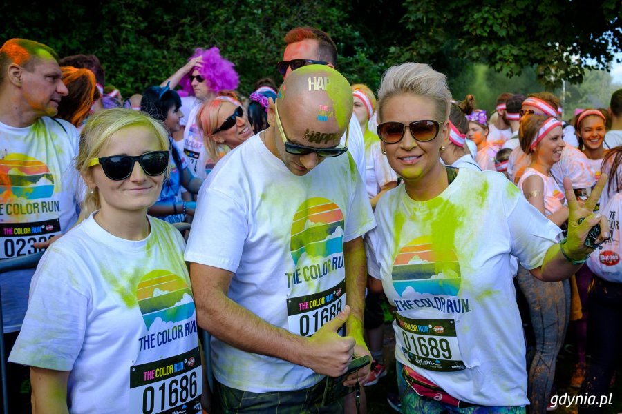 Bieg The Color Run w Gdyni, 16.09.2017 // fot. Dawid Linkowski