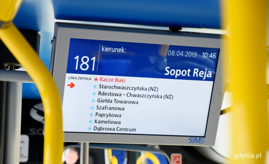 Pierwszy przejazd przegubowego trolejbusu na linii 181 łączącej Gdynię z Sopotem, fot. Kamil Złoch