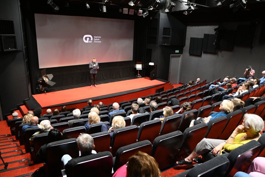 Inauguracja roku w GSF. Uroczystość poprowadził  dyrektor Gdyńskiego Centrum Filmowego i wicedyrektor GSF Jerzy Rados. Fot. Zygmunt Gołąb  Fot. Zygmunt Gołab