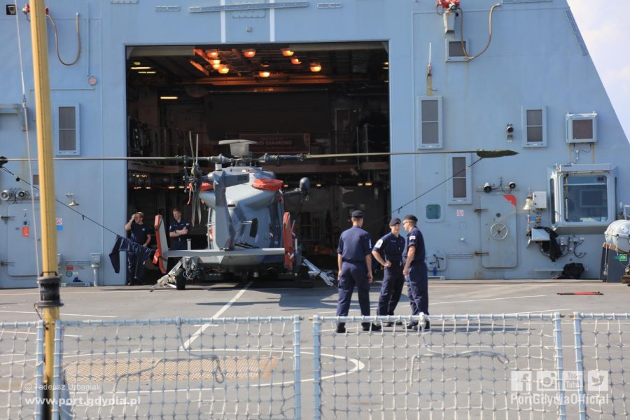 W Gdyni zacumował brytyjski niszczyciel rakietowy HMS Diamond // fot. Tadeusz Urbaniak