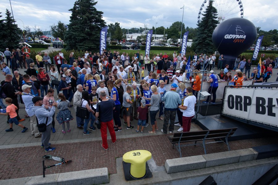 Prezentacja zespołów Vistal Gdynia i Spójnia Gdynia / fot. D. Linkowski