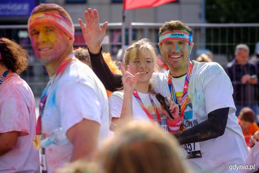 Bieg The Color Run w Gdyni, 16.09.2017 // fot. Dawid Linkowski