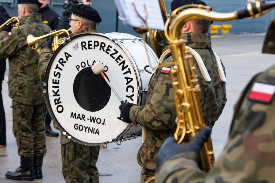 Pożegnanie ORP Gen. K. Pułaski // fot. Jan Ziarnicki