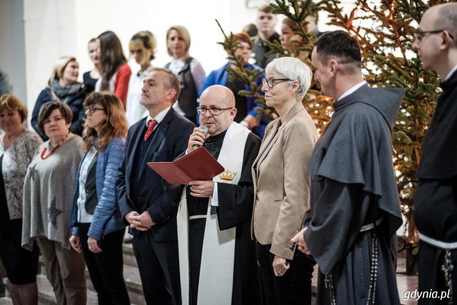 Wigilia u franciszkanów w Gdyni, fot. Dawid Linkowski