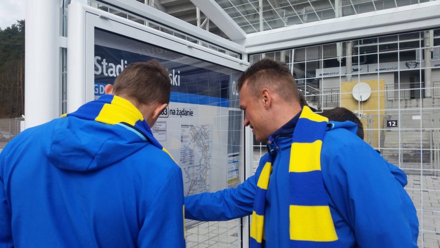 Otwarcie przystanku-bramki, fot. M. Urbaniak, gdyniasport.pl