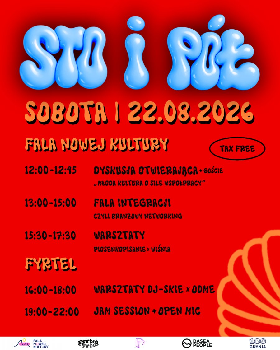 STO I P&Oacute;Ł, czyli p&oacute;łmetek 100-lecia Gdyni w formie muzycznego festiwalu (materiały promocyjne organizatora)