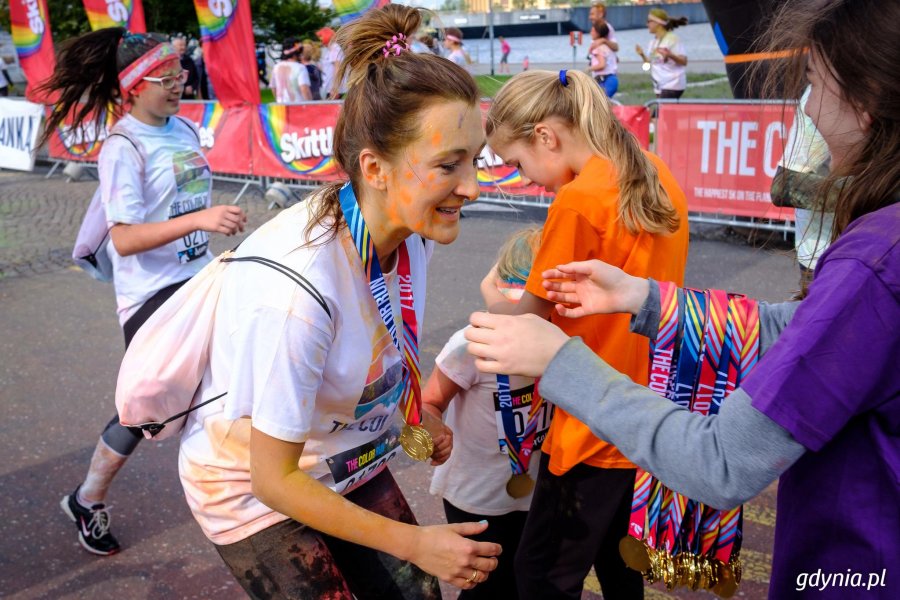 Bieg The Color Run w Gdyni, 16.09.2017 // fot. Dawid Linkowski