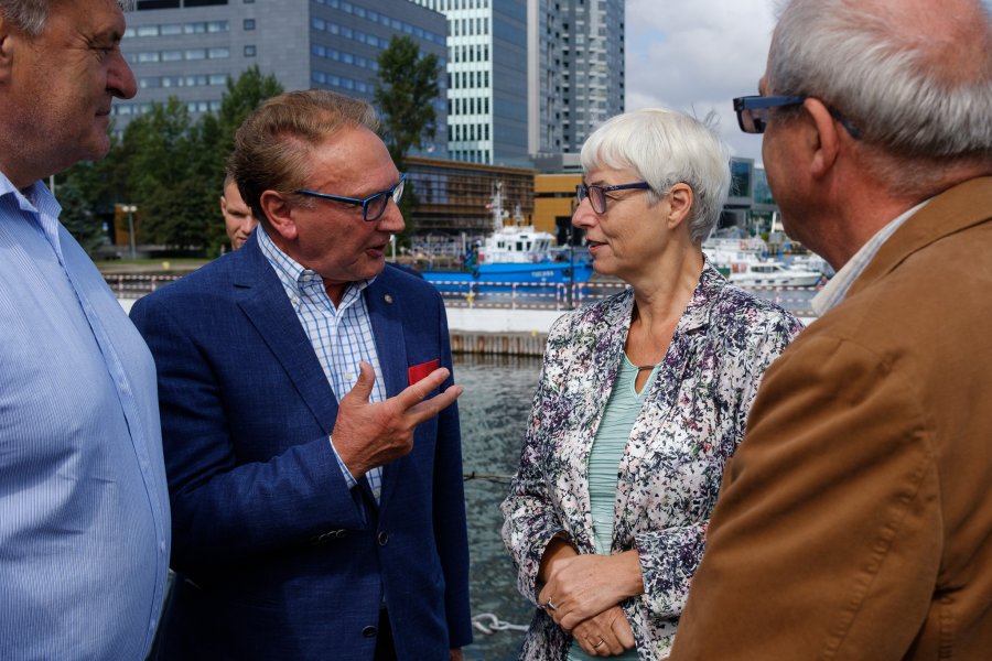 Prezentacja zespołów Vistal Gdynia i Spójnia Gdynia / fot. D. Linkowski