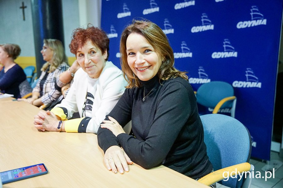 Radna Anna Szpajer i Naczelnik Wydziału Edukacji Krystyna Przyborowska /  fot. Mirosław Pieślak 