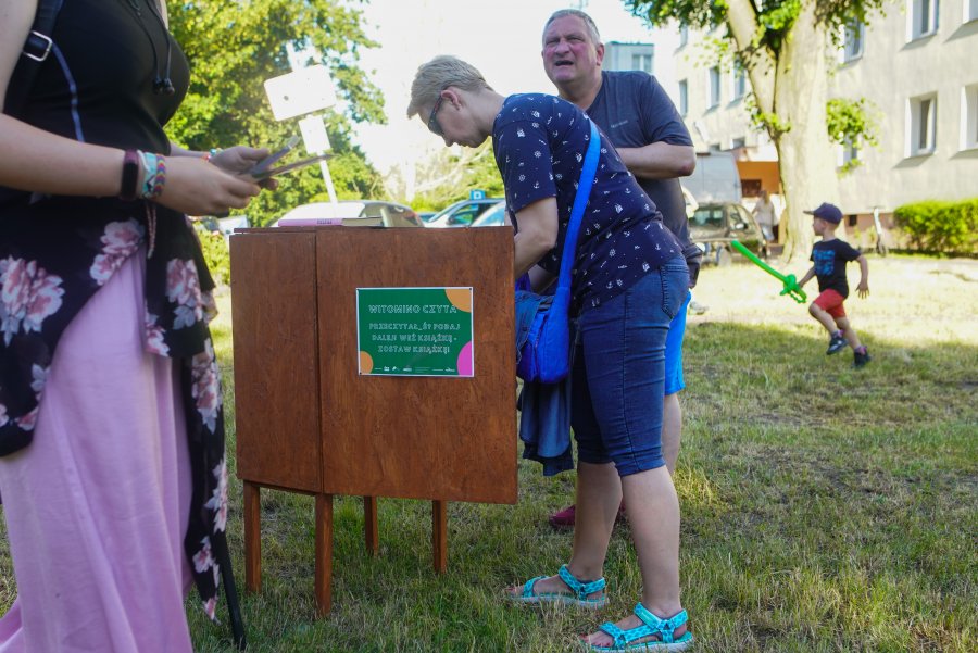 Szafka do bookcrossingu // fot. Anna Rezulak