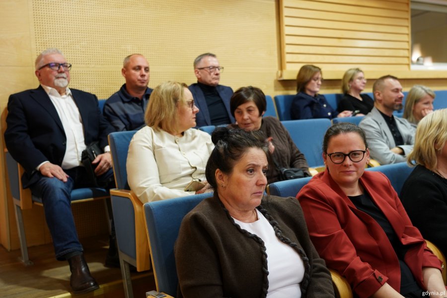 Uczestnicy spotkanie z kadrą zarządzającą gdyńską oświatą