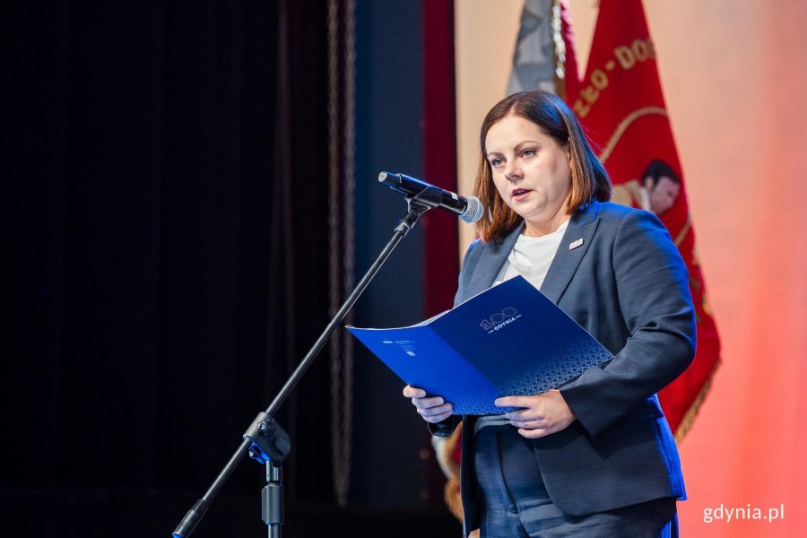 Aleksandra Kosiorek, prezydent Gdyni (fot. Karol Stańczak)