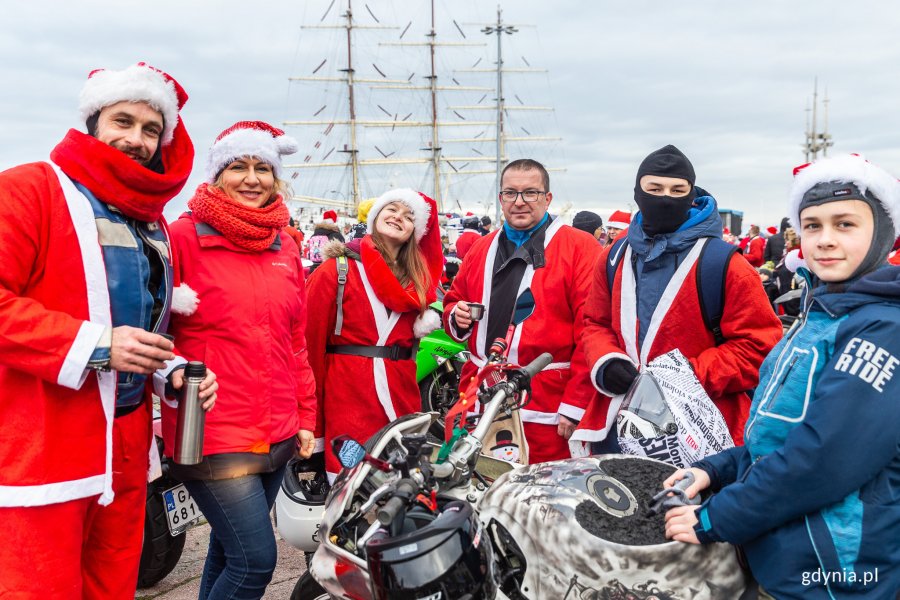 Mikołaje na Motocyklach w Gdyni, fot. Piotr Żagiell