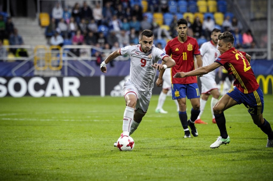 Euro U21 2017, mecz  Macedonia: Hiszpania