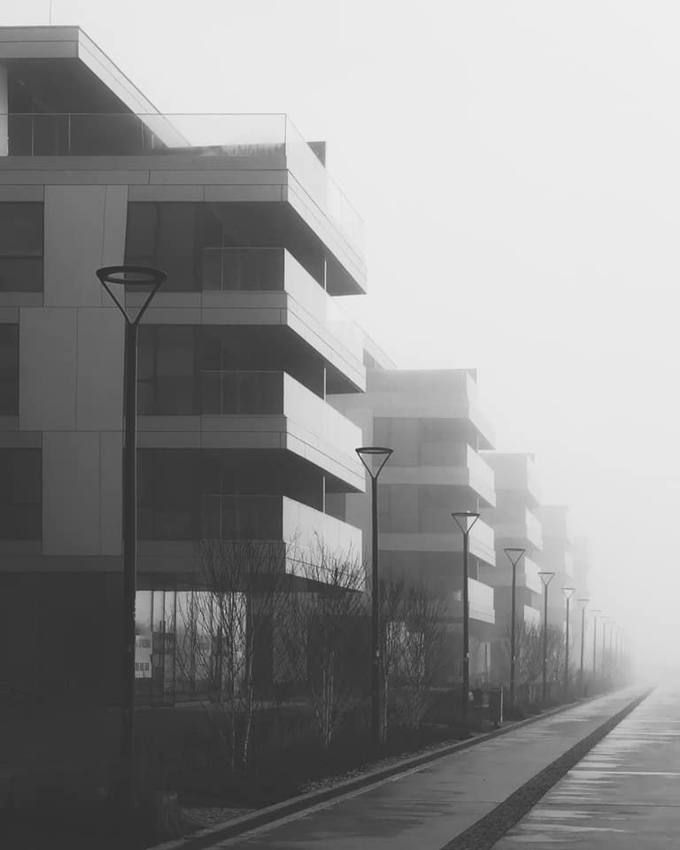 Budynki mieszkanlne przy Marina Yacht Park. // fot. Michał Głodzik