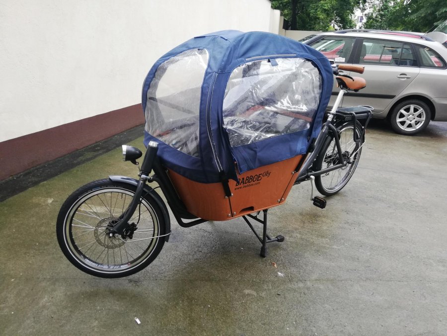 Rower towarowy z przestrzenią chronioną przed deszczem, fot. G.Pilarczyk