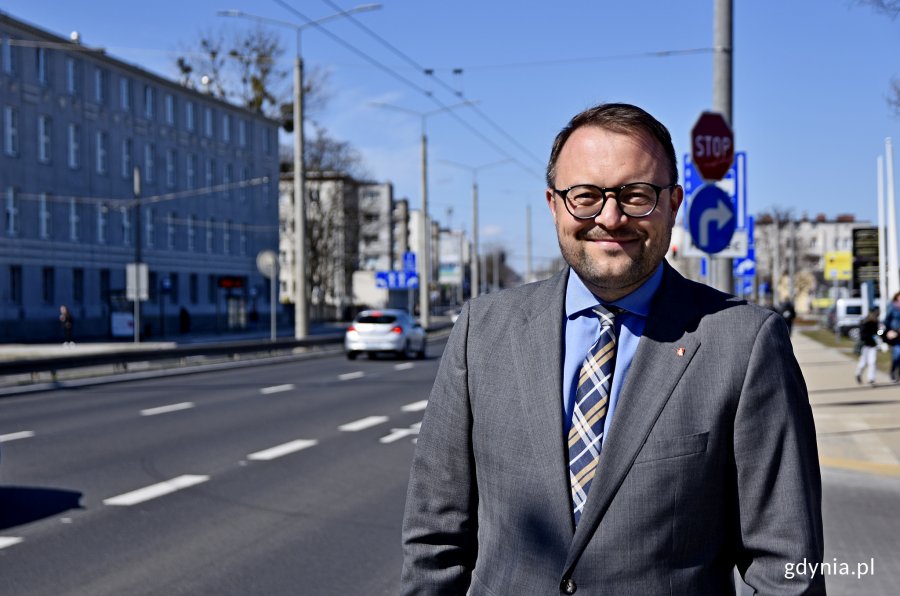 "inwestycja pokazuje, w którym kierunku miasto chce się rozwijać" - mówił Marek Łucyk, wiceprezydent Gdyni ds. rozwoju, fot. Kamil Złoch