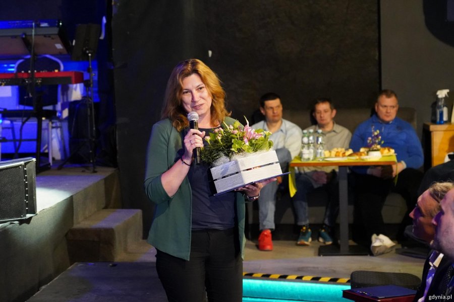 Katarzyna Stec, dyrektor Miejskiego Ośrodka Pomocy Społecznej w Gdyni składa życzenia