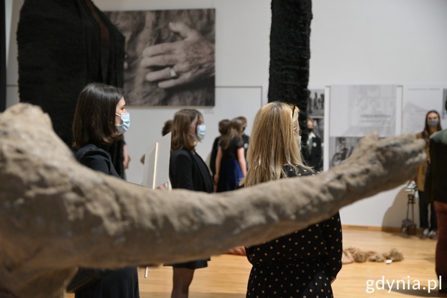 Wernisaż Magdaleny Abakanowicz w Liceum Plastycznym, fot. Magda Śliżewska