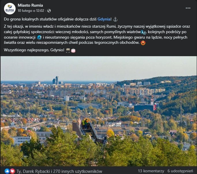 Urodzinowa fala w sieci. Kto złożył życzenia Gdyni?