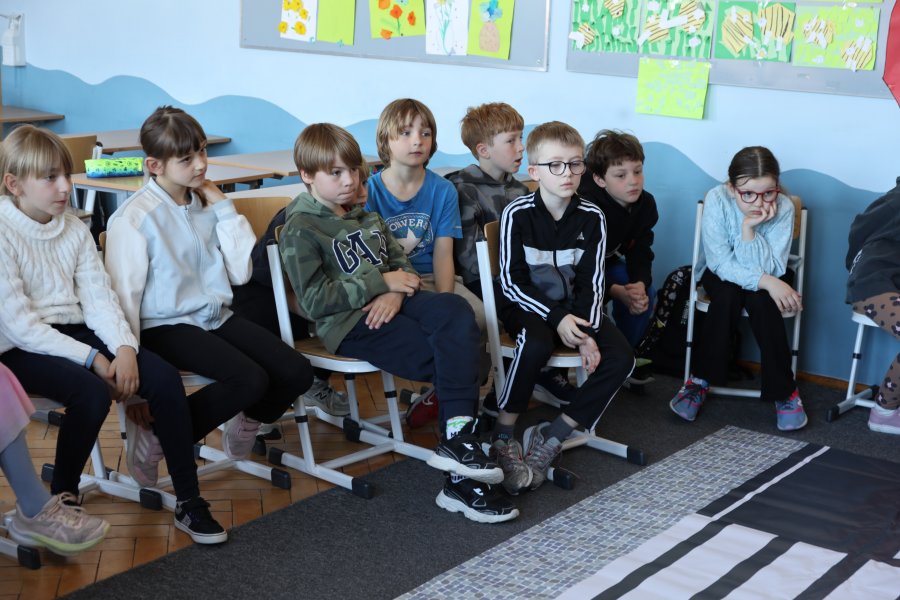 Uczniowie SP 53 w Gdyni mieli okazję wziąć udział w lekcji empatii i bezpieczeństwa
