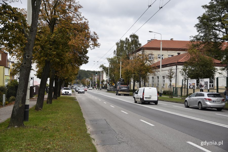 Droga rowerowa wzdłuż ul. Wielkopolskiej // fot. Marcin Mielewski