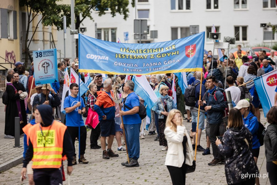 38. Gdyńska Piesza Pielgrzymka na Jasną Górę. Fot. Karol Stańczak
