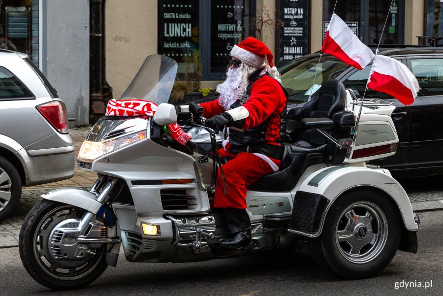 Mikołaje na Motocyklach w Gdyni, fot. Piotr Żagiell