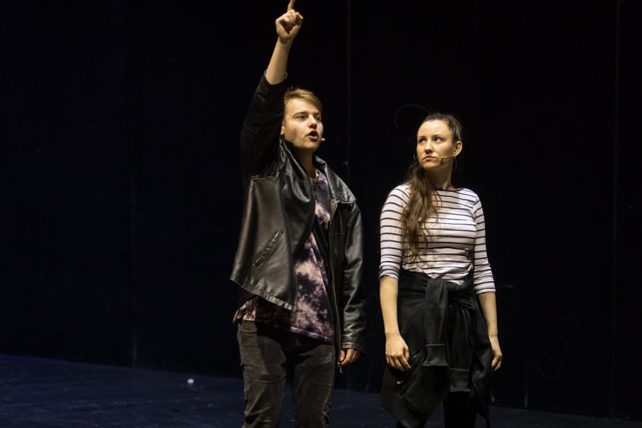 Przygotowania do premiery "Tlenu" w Teatrze Muzycznym // fot. Piotr Manasterski