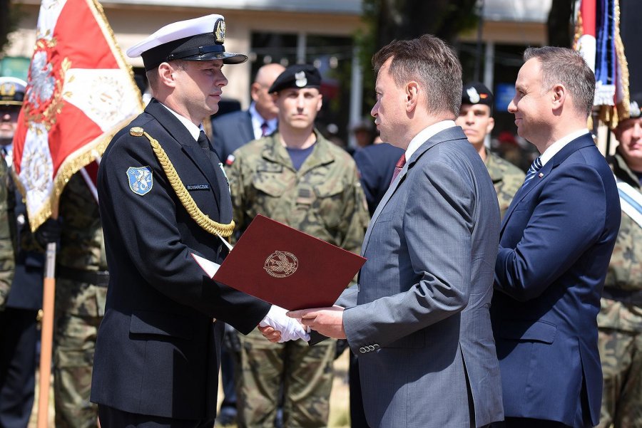 Uroczyste odsłonięcie pomnika Polski Morskiej // fot. Michał Puszczewicz