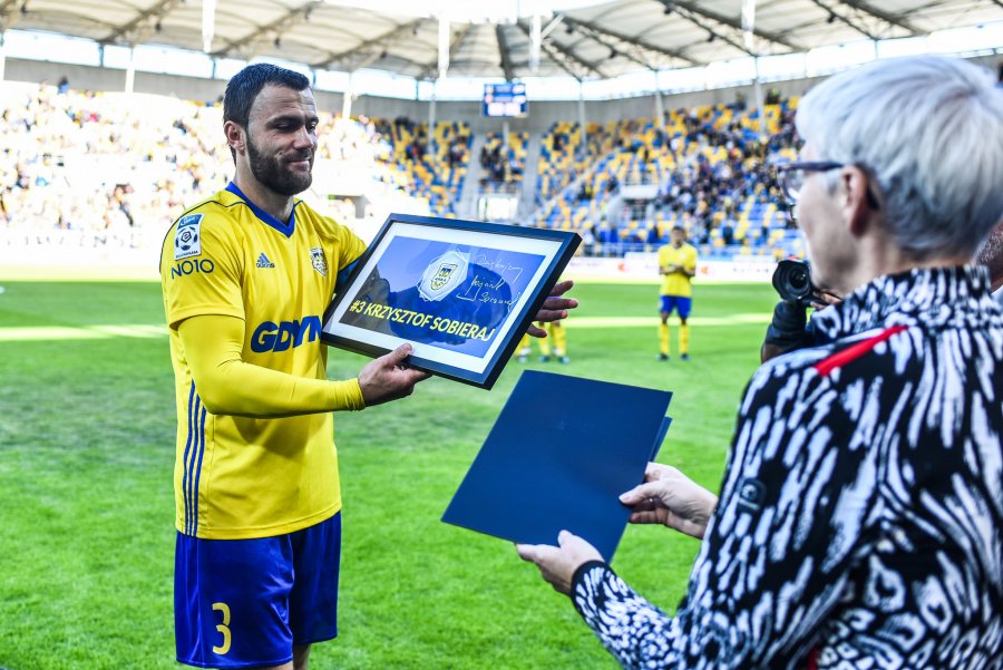 Pożegnanie Krzysztofa Sobieraja / fot.gdyniasport.pl