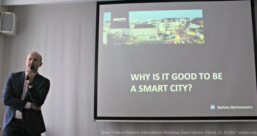 Wiceprezydent Gdyni Bartosz Bartoszewicz dzielił się podczas  międzynarodowych warsztatów - Smart Cities in Practice doświadczeniem z zakresu zrównoważonego rozwoju oraz inteligentnych rozwiązań. 