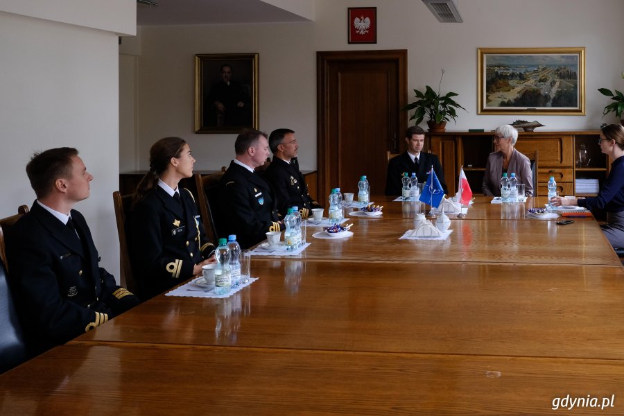 Wizyta przedstawicieli Sił Morskich NATO w Gdyni // fot. Dawid Linkowski