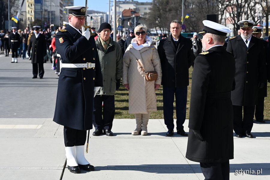 Uroczystości w Gdyni z okazji 23. rocznicy wstąpienia Polski do NATO, fot. Michał Puszczewicz
