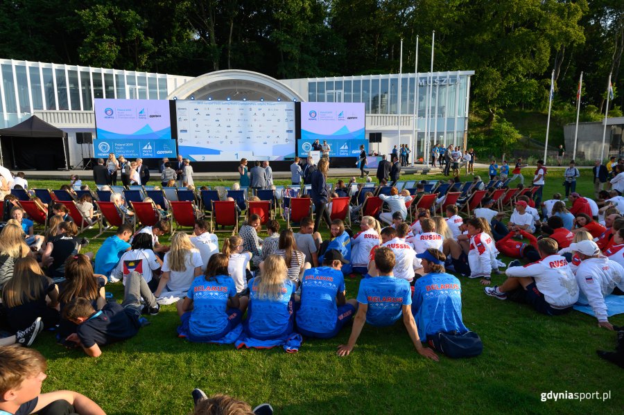 Ceremonia zamknięcia Młodzieżowych Mistrzostw Świata w żeglarstwie / fot.gdyniasport.pl