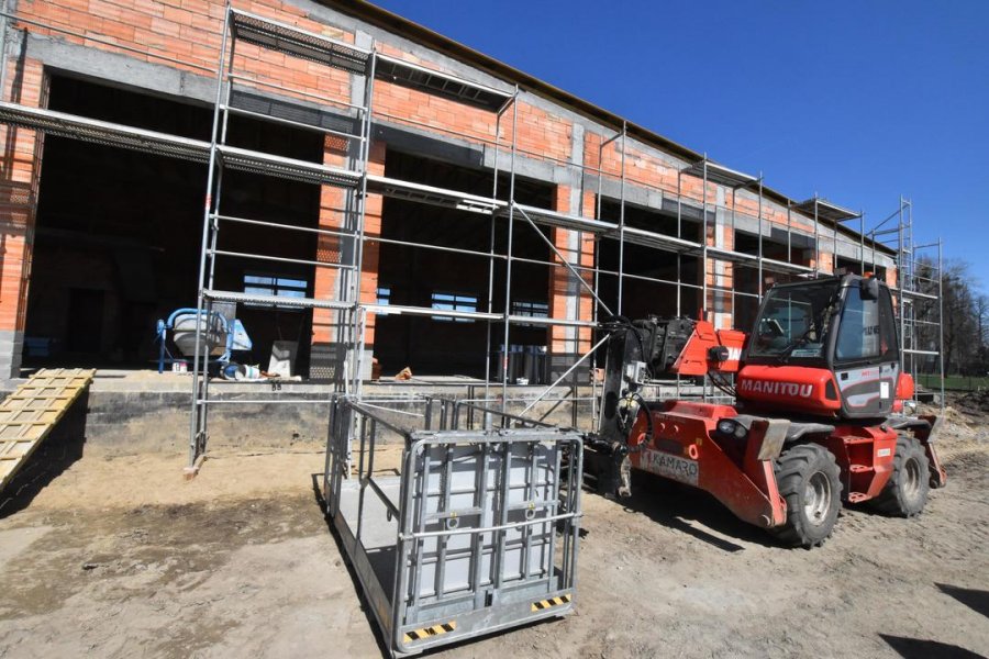 Powstaje nowoczesny budynek dla Jednostki Ratowniczo-Gaśniczej nr 3 na Oksywiu // fot. Lechosław Dzierżak