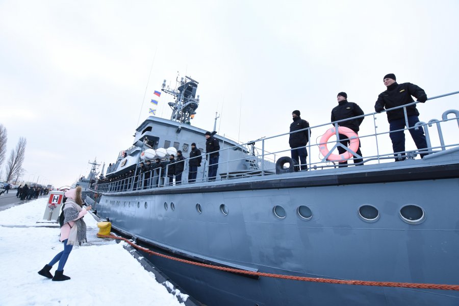 Wspólny rejs polskich i zagranicznych podchorążych na ORP Wodnik // fot. Lechosław Dzierżak