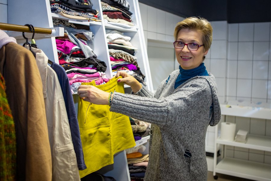 Ela Konieczna, inicjatorka "Otwartej Szafy" // fot. Ilona Budzbon, Laboratorium Innowacji Społecznych