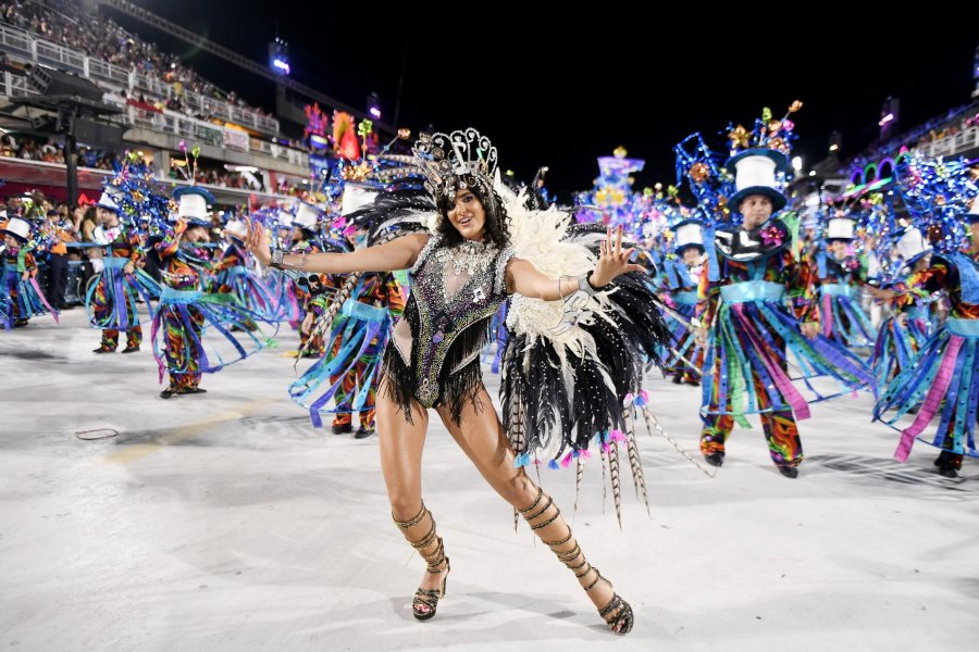 Monika Kozłowska podczas karnawału w Rio de Janeiro 