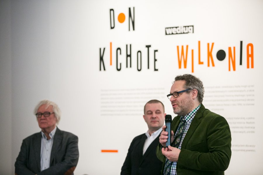 Otwarcie wystawy prac Józefa Wilkonia w Muzeum Miasta Gdyni.