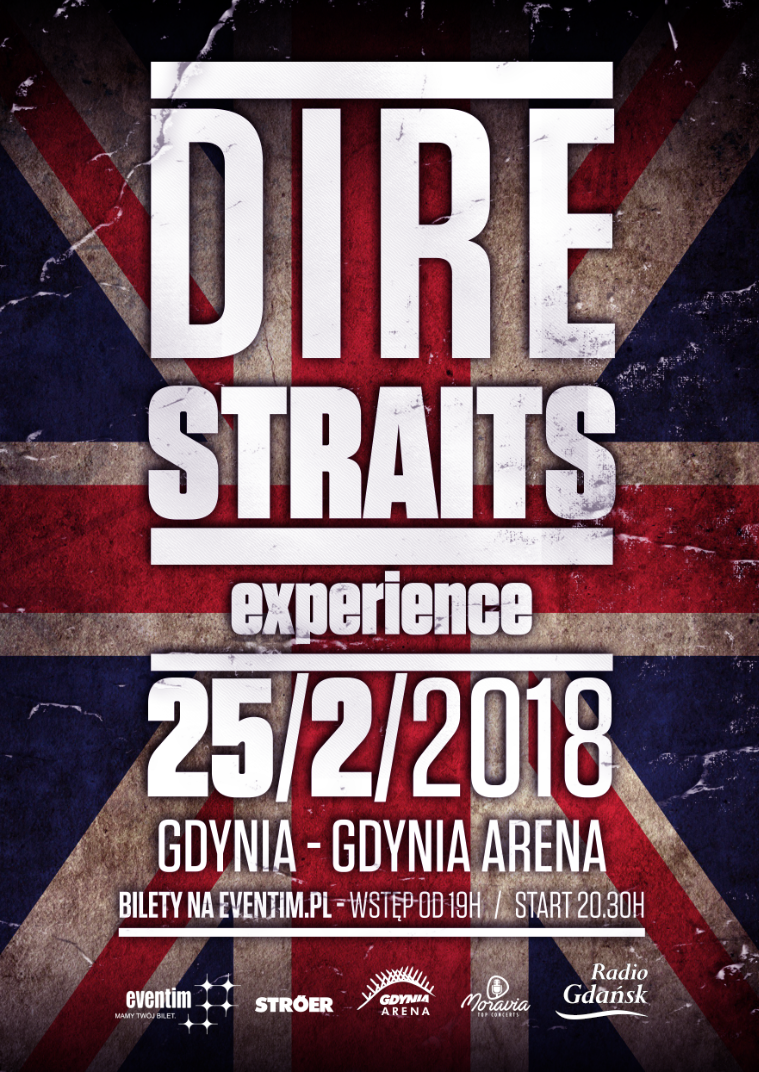 Zaproszenie na koncert Dire Straits w Gdynia Arena do wylicytowania w sztabie w Teatrze Miejskim w Gdyni // fot. materiały prasowe