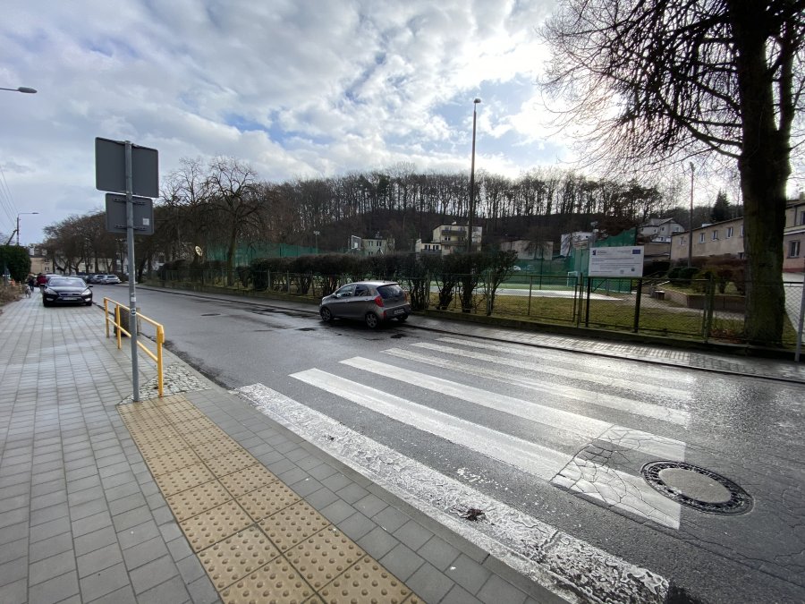 Tak obecnie wygląda przejście dla pieszych na ulicy Wolności // fot. ZDiZ