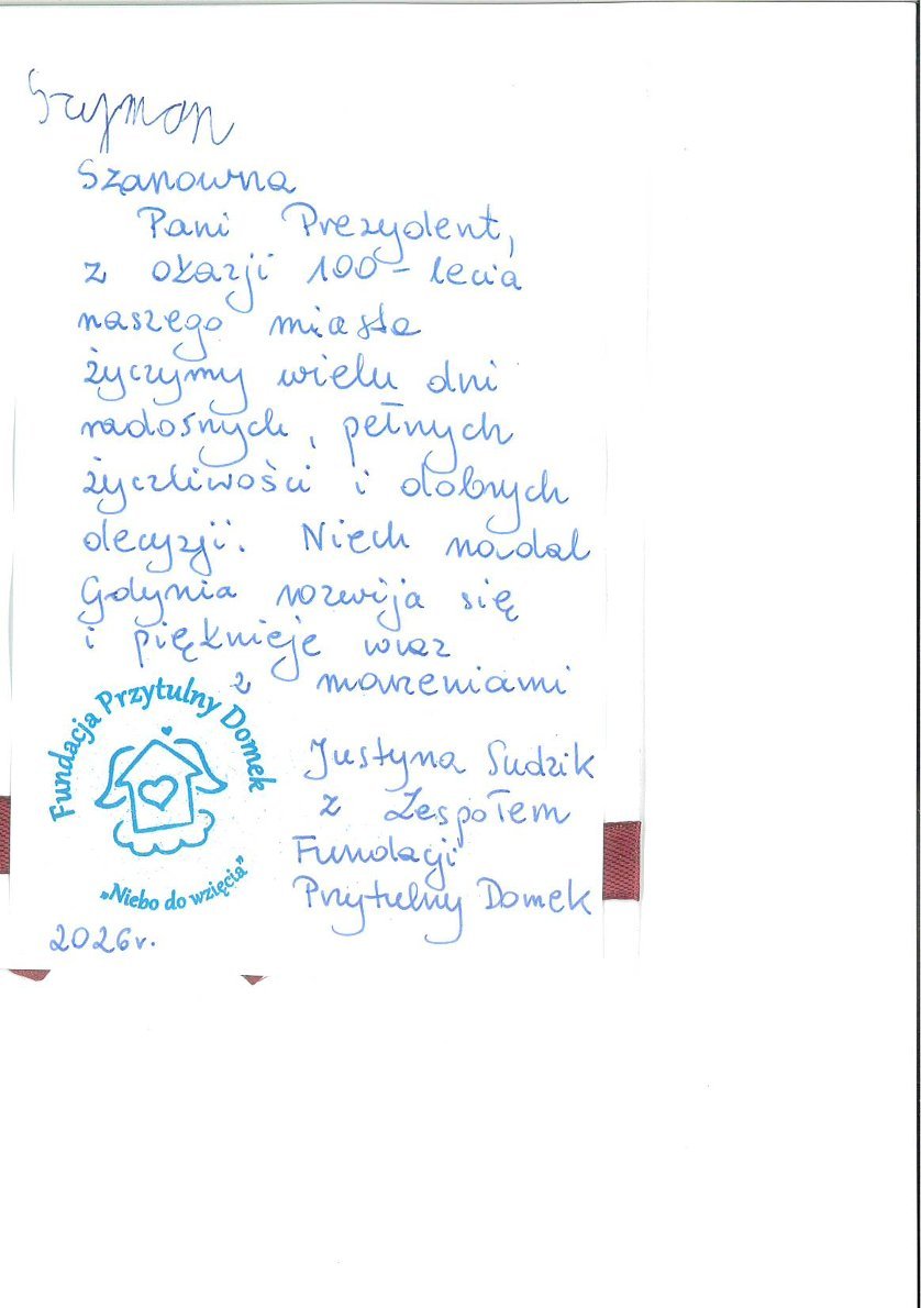  Kto złożył życzenia Gdyni?