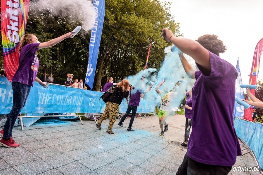 Bieg The Color Run w Gdyni, 16.09.2017 // fot. Dawid Linkowski
