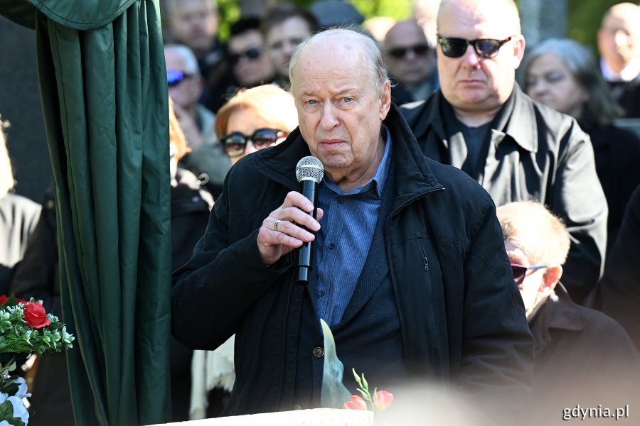Uroczystości pogrzebowe Leszka Kopcia na Cmentarzu Łostowickim w Gdańsku (fot. Michał Puszczewicz)
