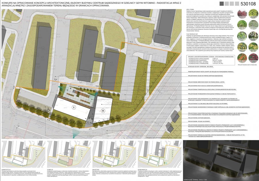 3 miejsce - Wybrano projekt centrum sąsiedzkiego na Witominie 